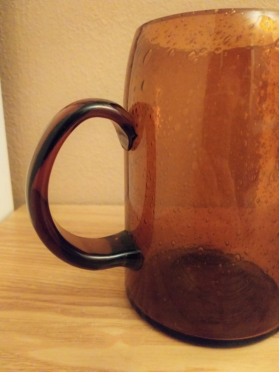 Vintage KAJ FRANCK Arabia Finland Amber Glass Sargasso Mug