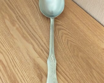 Vintage Askvoll Brug Støpt Tin Cast Pewter Extra Large Spoon