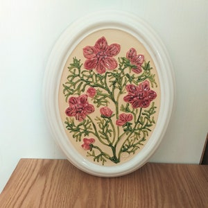 Vintage GABRIEL SWEDEN Ceramic wall Plaque, Sweden, 1980s