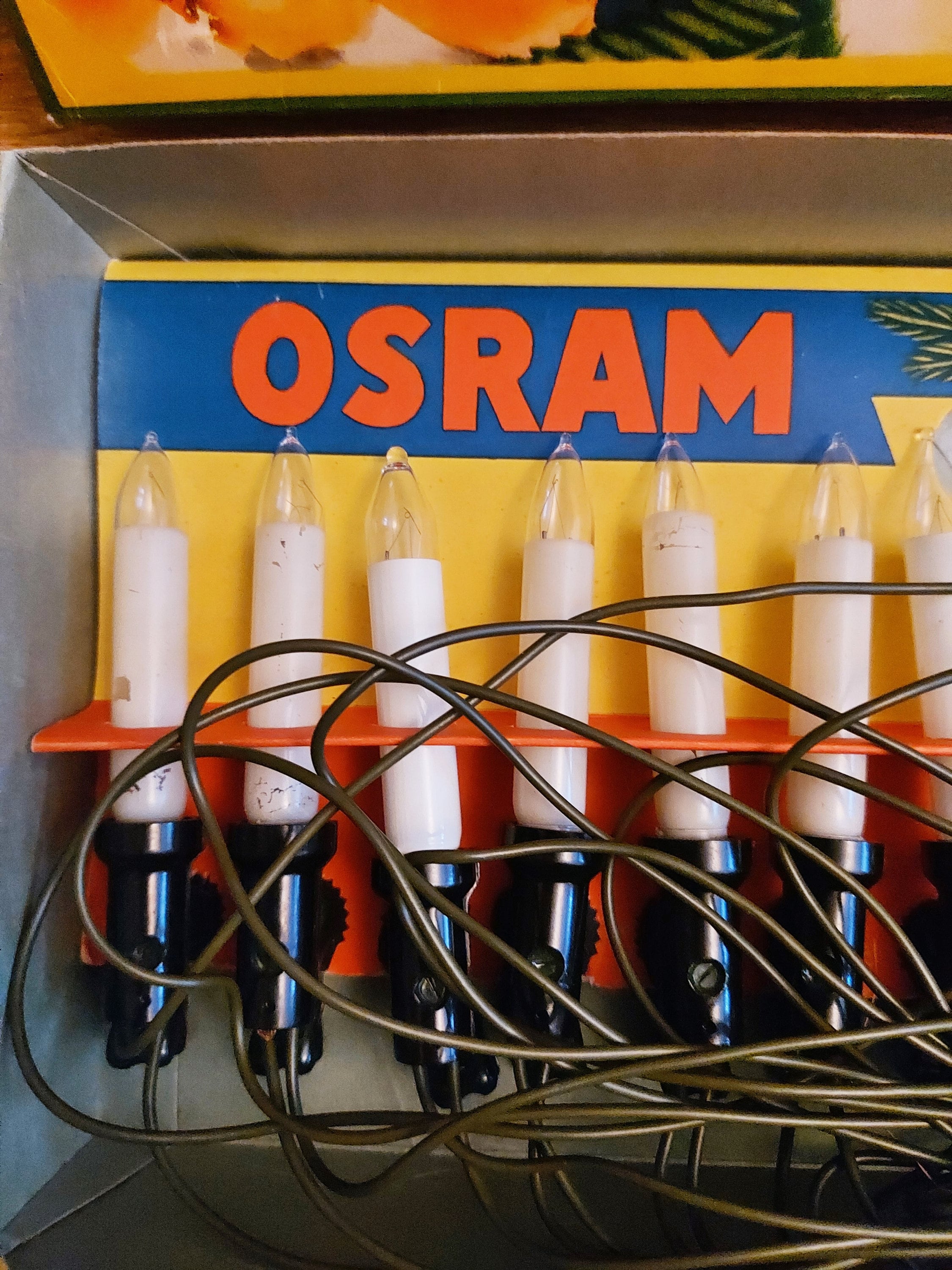 Vintage CHRISTMAS Tree Candle Lights OSRAM Germany 1950s Etsy