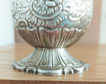 Vintage Scandinavian PRIMA NS Silver Plated VASE, Sweden - Etsy