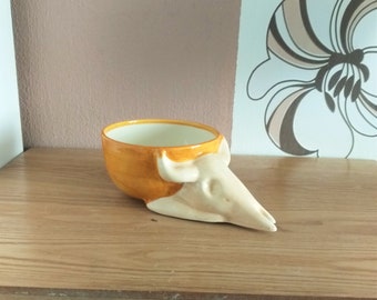 Vintage JIE Gantofta Sweden MINI Bowl With Hand Painted Pattern
