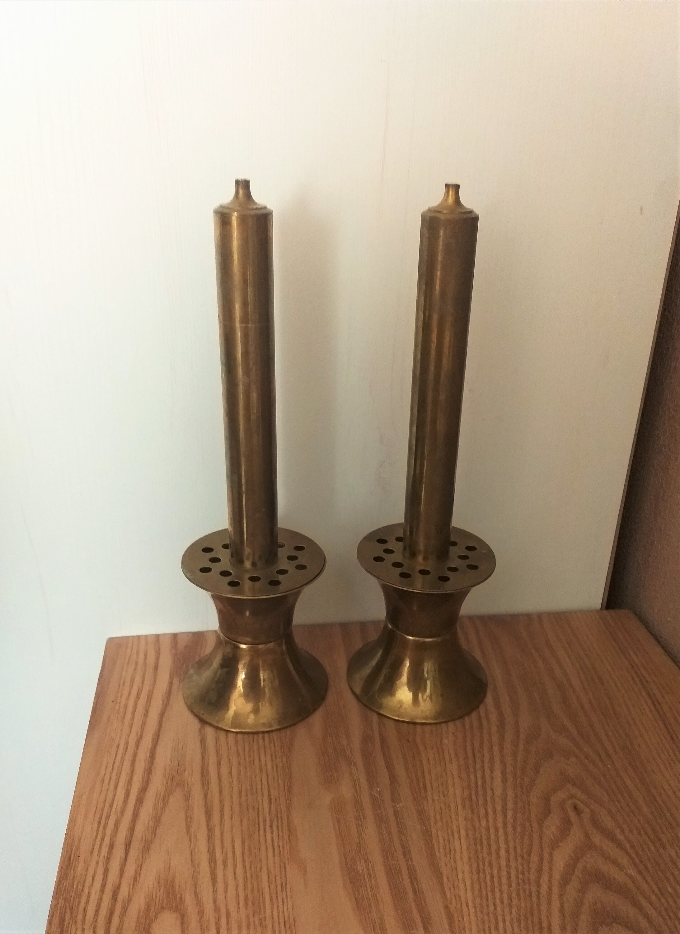 Vintage Danish Brass Oil Lamp Denmark 1960s Etsy UK