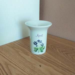 Vintage EVERSBERG WEST GERMANY Porcelain Vase, Germany, 1960s