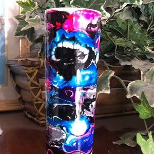Alcohol ink tumbler