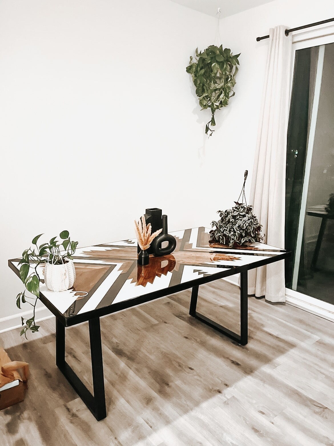 The Mika \\ Dining Room Table - Dining Table - Coffee Table - Herringbone Table
