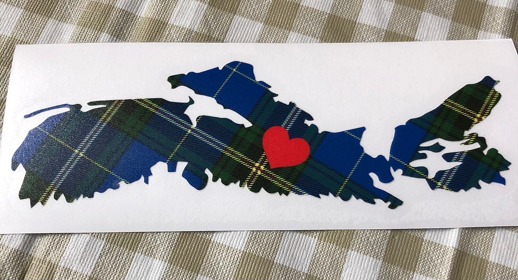 Nova Scotia Tartan Decal Etsy