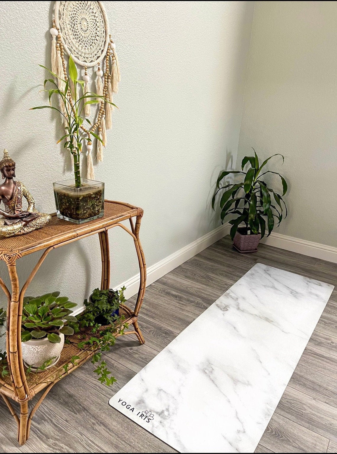 Best White Marble Yoga Mat Ecofriendly Printed Design Etsy