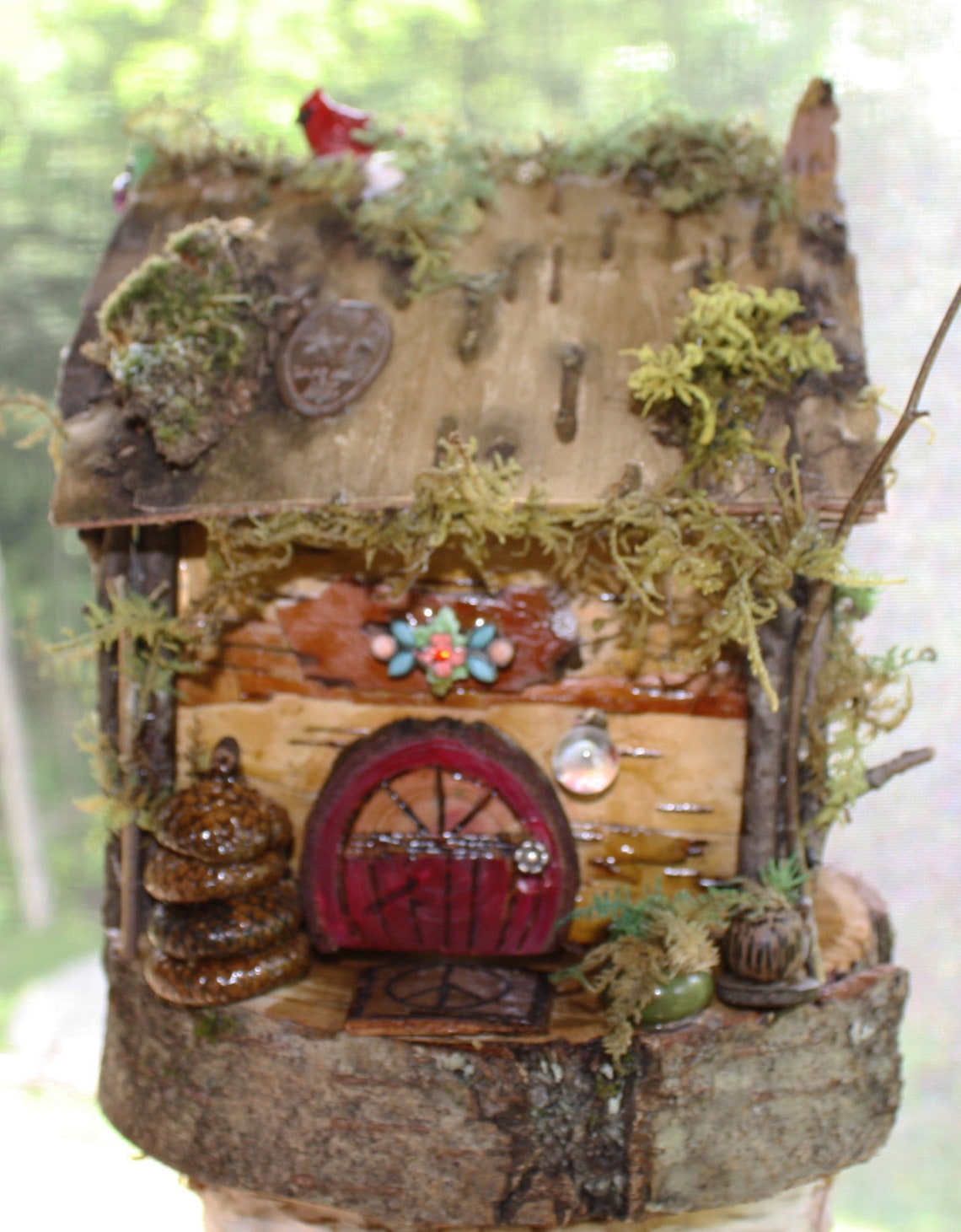 Fairy House Kit/ Build your own unique birchbark and moss Etsy
