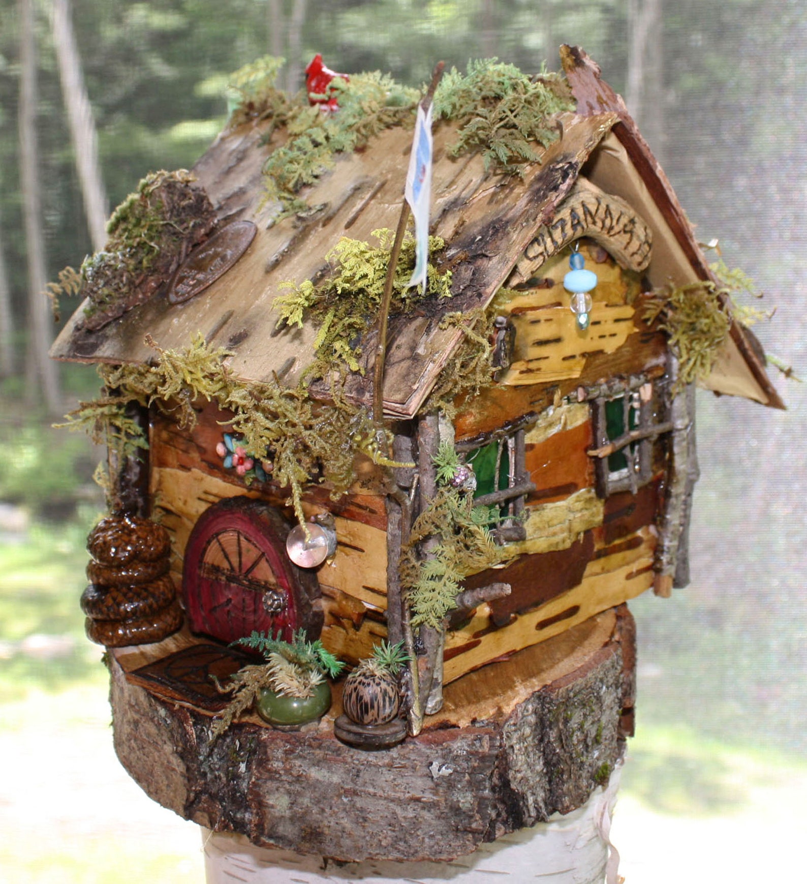 Fairy House Kit/ Build your own unique birchbark and moss Etsy