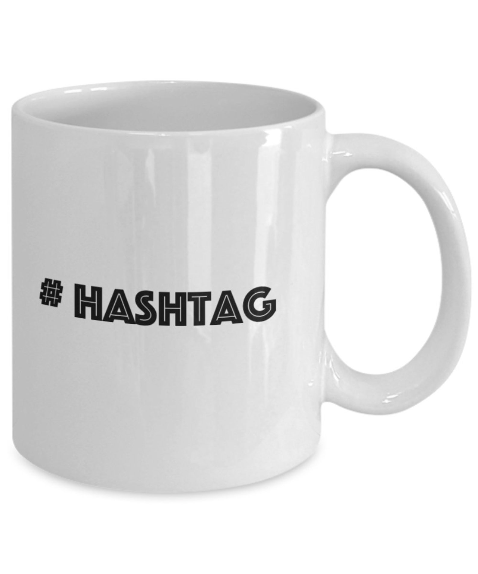 Meme Coffee Mug HASHTAG Handmade 11 Ounces Etsy