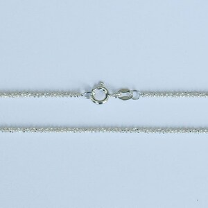 Anklet StegPanzer, delicate and elegant, pretty with the pendants here or worn alone, made of shiny 925 silver in 2 lengths