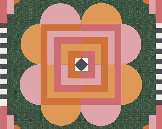 Grove Quilt Kit Bundle Large Throw Size Finished 72 X 72 by Toad and Sew Etsy