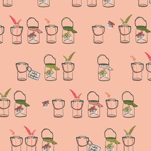 Jars o Bugs - Art Gallery Fabrics - AGF - Dew and Moss - Alexandra Bordallo