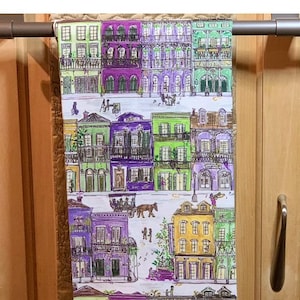 Louisiana New Orleans Tea Towel- French Quarter Every Day Is A Party Hand Towel