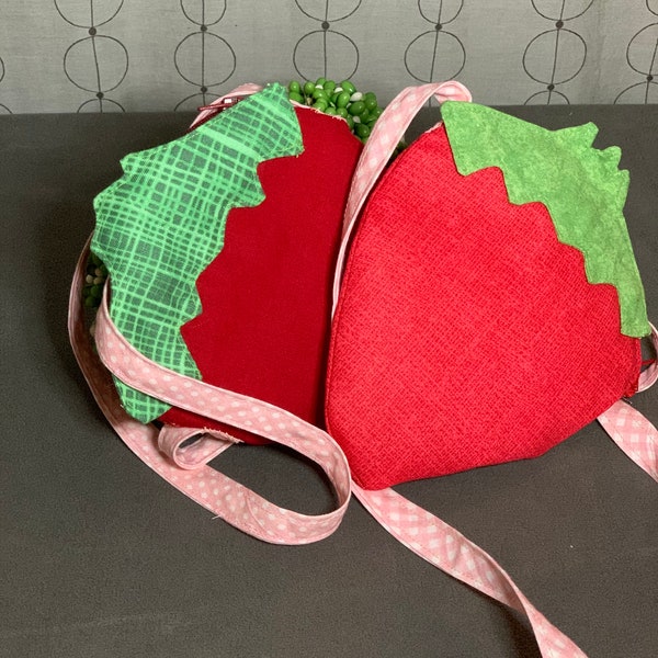 Strawberry Over the Shoulder little girl purse