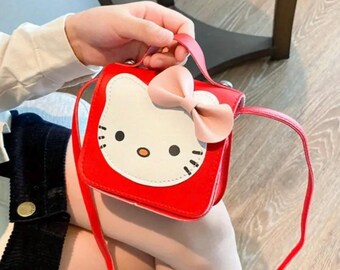 Bolso pequeño rojo de Hello Kitty Girls