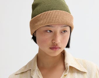 Two Tone Slacker Beanie