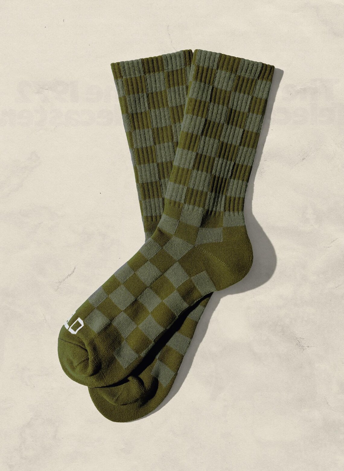 Tonal Checkered Crew Socks Casual Socks Skater Socks Unisex Fashion ...