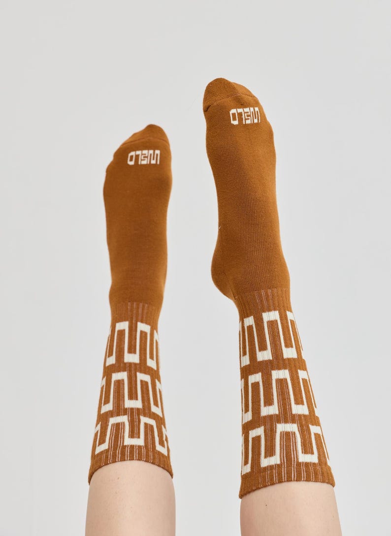 Slacker Crew Socks Casual Socks Skater Socks Unisex Fashion Statement Sock Trendy Streetwear Sock Comfortable Pattern Gift Fun Socks image 8