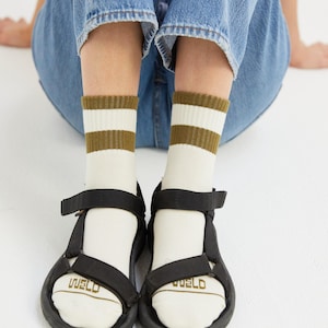 Gestreifte Viertelsocken | Lässige Socken Ankle Socken Unisex Mode Statement Socke Trendy Streetwear Socke Bequeme Muster Geschenk Fun Socken