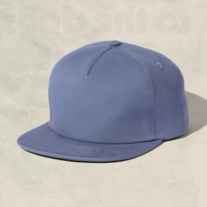 Brushed Cotton Field Trip™ Snapback Hat Slate Blue - Brushed