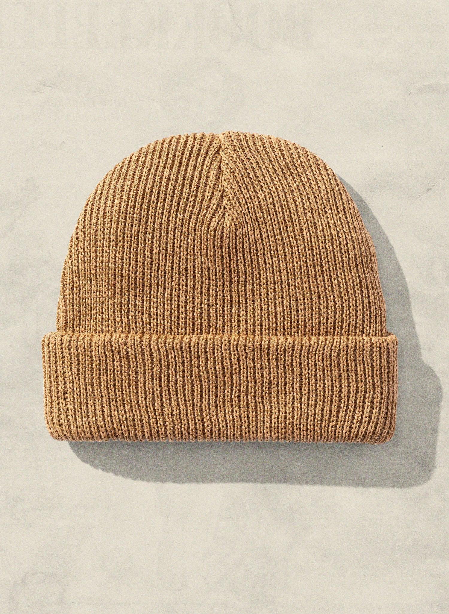 Unisex Knit Beanie Set Winter Warm Stretchy Soft Classic Minimal Style Soft Knit Fluffy Beanie | Only $ 20 | Organic Basics main image 3
