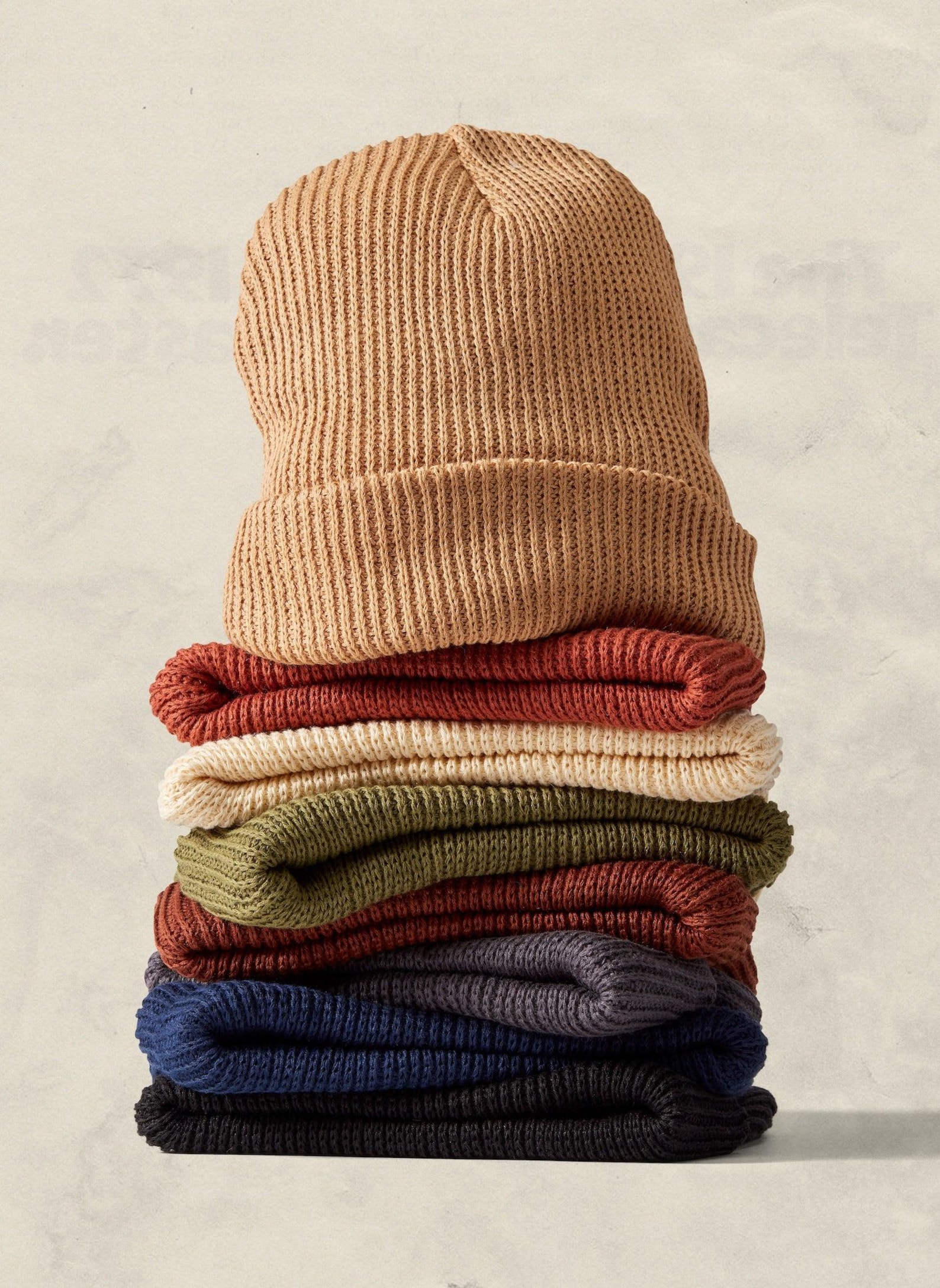 Winter Beanie Hat Unisex Minimalist Cold Weather Earthy Colors Cotton ...