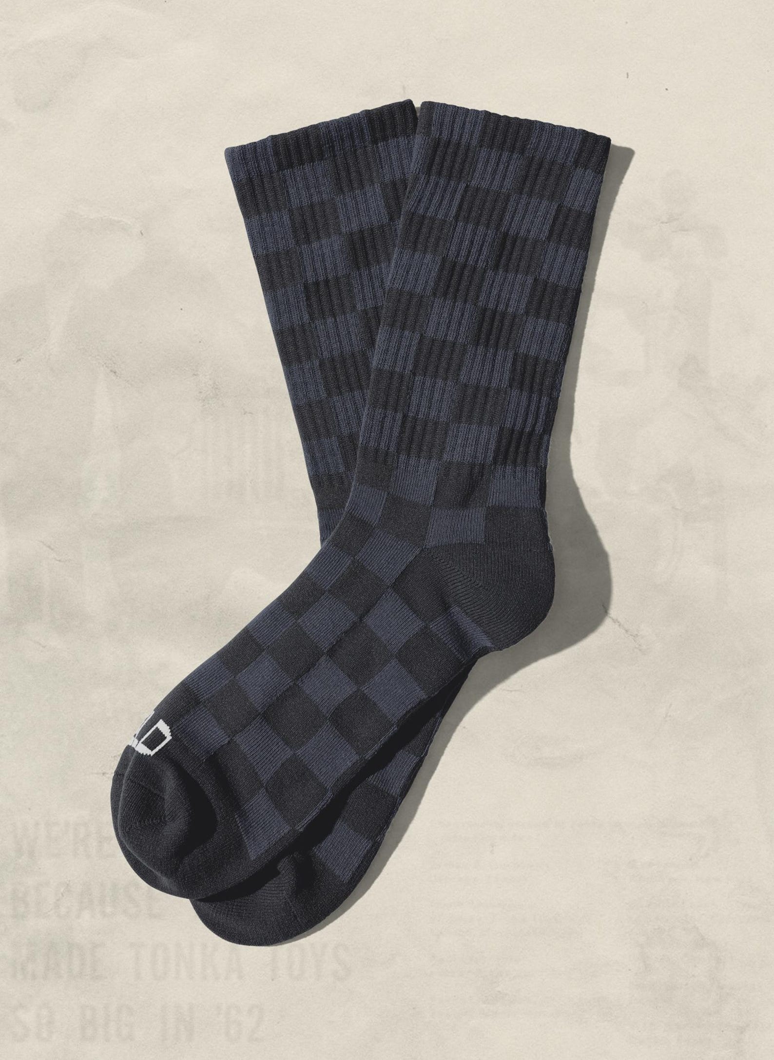 Tonal Checkered Crew Socks Casual Socks Skater Socks Unisex Fashion ...