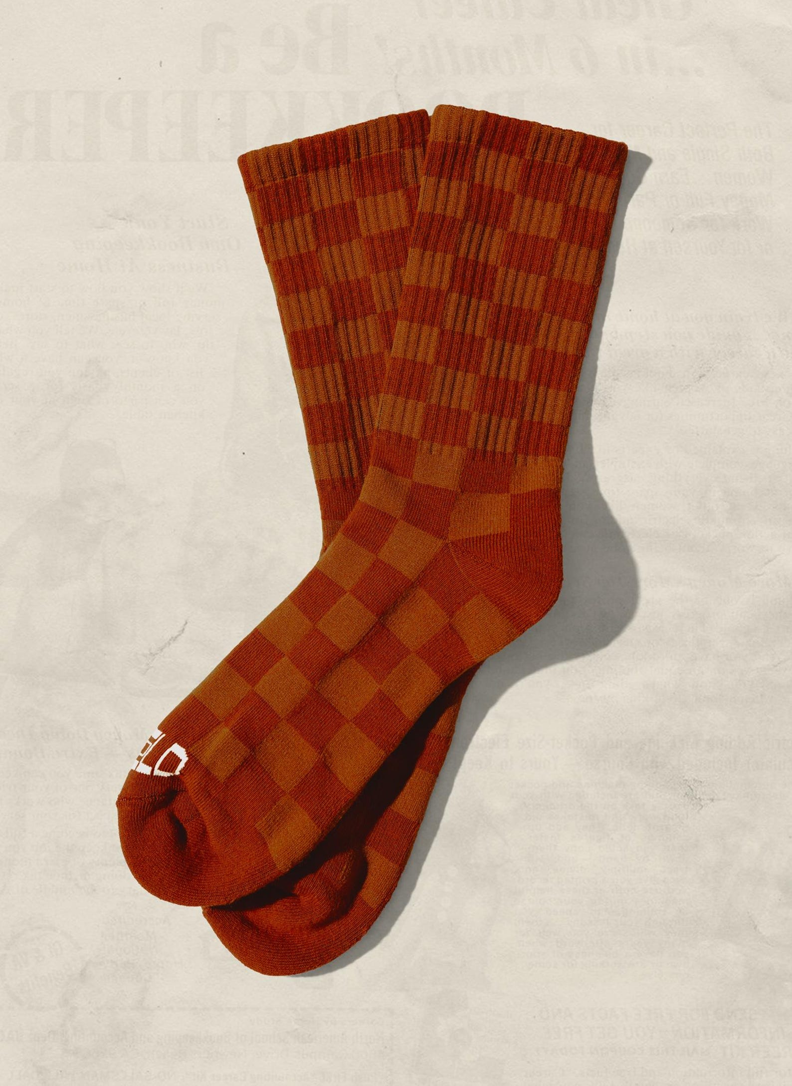 Tonal Checkered Crew Socks Casual Socks Skater Socks Unisex Fashion ...