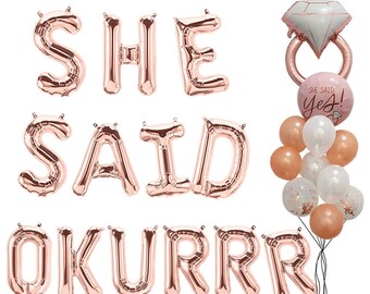 She Said Okurrr Gold Glitter Banner,Bachelorette Party Wedding Engagement Birthday Party Decoration Supplies She Said Okurrr Gold Glitter Banner,Bachelorette Party Wedding Engagement Birthday Party Decoration Supplies