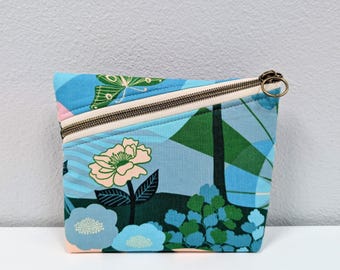 Pochette à fermeture éclair Ruby Star Society Flowers | 5,5 x 7 pouces