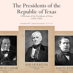 The Presidents of the Republic of Texas