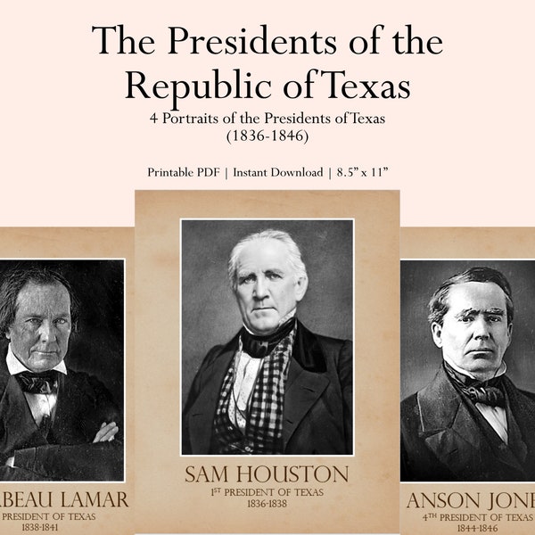 The Presidents of the Republic of Texas