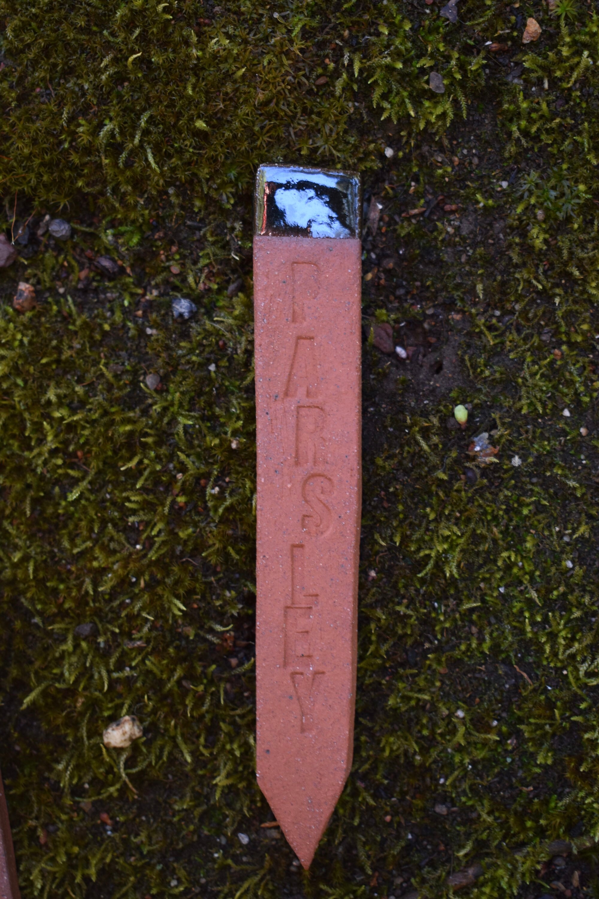 Herb Tags / Garden Tags / Handmade Ceramic Outdoor Herb Label Etsy