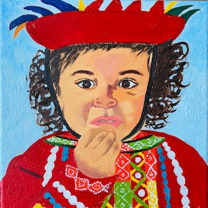 Stampa d'arte andina Cusco Perù arte decorazione della parete arredamento per la casa arte peruviana regalo di Natale