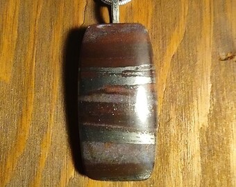 Delightful Jaspilite Pendant from Michigan's Upper Peninsula.