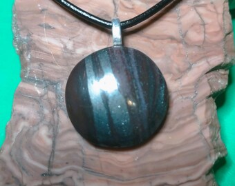 Delightful Jaspilite Pendant from Michigan's Upper Peninsula.