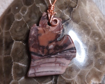 NEW ITEM! Beautiful Michigan Shaped Kona Dolomite Holiday Ornament or Decor