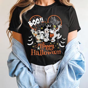 Disney Halloween Shirt, Mickey and Friends Halloween Disney T-shirt, Disney Family Matching Halloween Tee, Disneyland Halloween Shirts