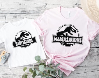 Custom Dinosaur Family Birthday Shirts: Matching Dino Tees