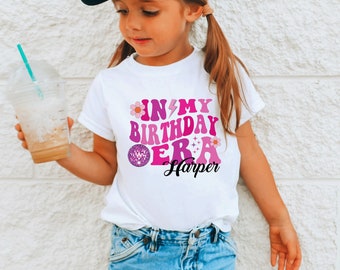 Retro Birthday Girl Shirt: Custom Birthday Era Tee