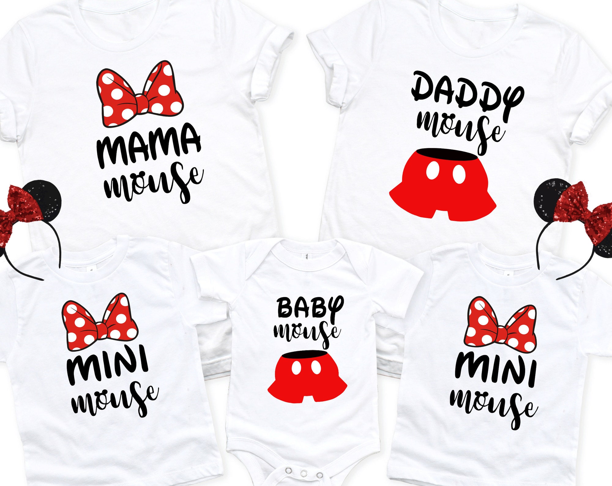 Mommy and Me Disney Mouse Shirts, Disney Matching Shirts