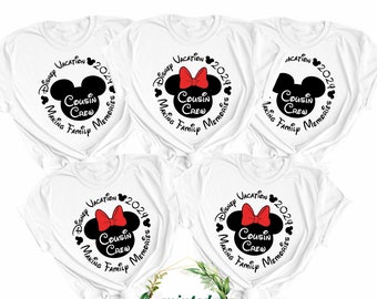 Personalized Disney Family Vacation Shirts, Disneyworld Matching Tees