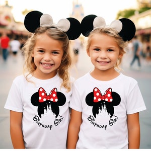 Magic Kingdom Birthday Shirts, Disney Birthday Girl and Boy Shirt, Disney Birthday Squad Shirts, Matching Group Disney Shirts