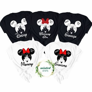 2024 Custom Disney Trip Family Vacation Shirts, 2024 Personalized Magic Kingdom Shirts, Disney Family Shirts