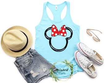 Mickey Minnie Mouse Matching Disneyworld Vacation Shirts