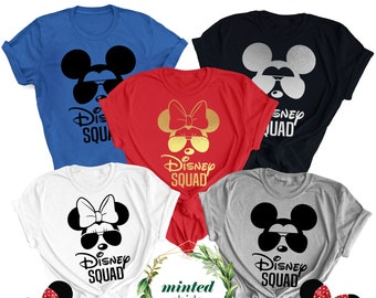 Disney Squad Shirts, Disney Shirts for Women, Disney Family Shirts, Disney World Shirts, Family Disney Shirts, Disney Shirt, Disney Squad