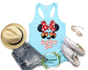 Retro Disney Family Shirts, Mickey and Minnie Mouse, Disneyland Trip