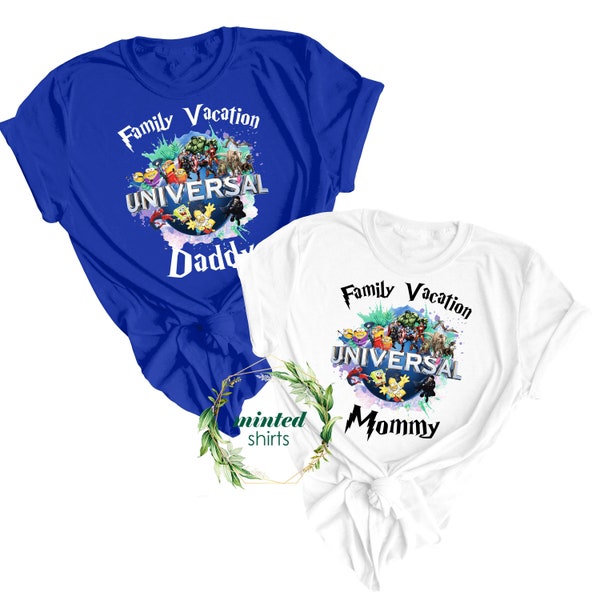 Universal Studios Shirts, Universal Studio Family Shirts, Custom Universal Family Shirts, Universal Studios Family Trip Shirts 2024